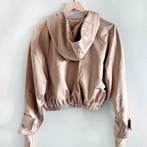 NYLORA Ward Hooded Zip-Up Jacket in beige color Size S - Picture 6 of 16